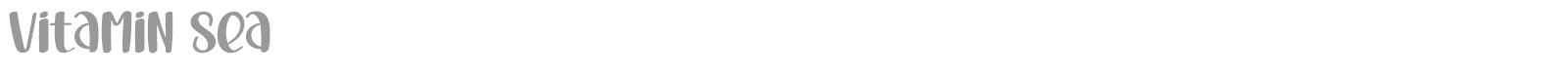 Vitamin Sea font preview